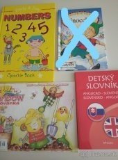 Anglická kniha, detský slovník, leporelo a omaľovánka - 1