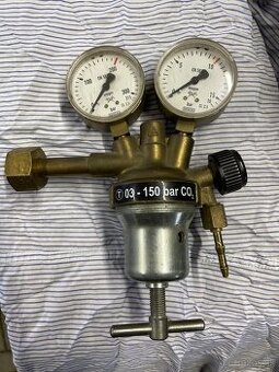 Budíky na fľašu CO2, argon - 1