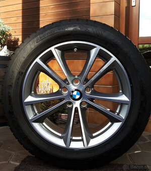 alu R17 5x120 ET27, bicolor, senzory, orig. BMW, nová rada 5