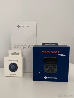 Mororola Edge 60 , Motorola Moto Buds+, Moto Tag