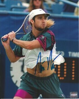 Andre Kirk Agassi - foto s podpisem + COA