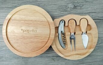 Set na servírovanie syra a vína