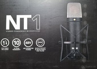 Kondenzátorový mikrofón Rode NT1 signature series, black,
