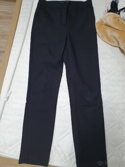Čierne elegantné nohavice - 1