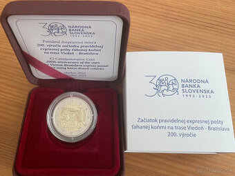 2 € proof minca Slovensko 2023