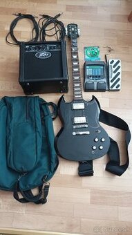 Elektrická Gitara Epiphone SG + Combo