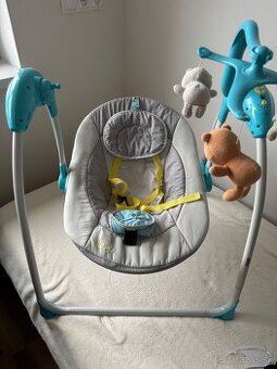 Elektrická detská hojdačka Caretero kraftwerk Loop Mint Swin