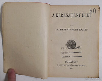 A keresztény élet 1922 - 1
