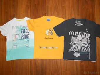 chlapčenske tričká 128