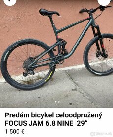 Celoodpruzeny bicykel  FOCUS XL - 1