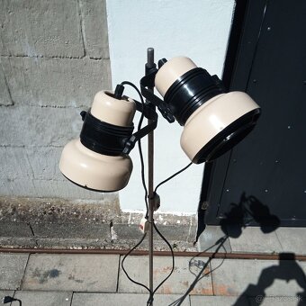 retro stojata dvoj lampa vintage Elektrofem