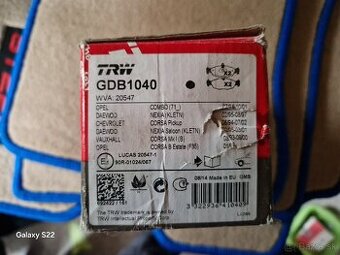 Brzdove platnicky TRW GDB1040
