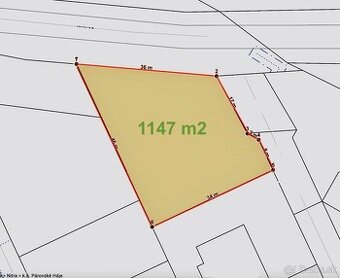 Investujte do pôdy: rožný pozemok 1147 m² , Párovské Háje