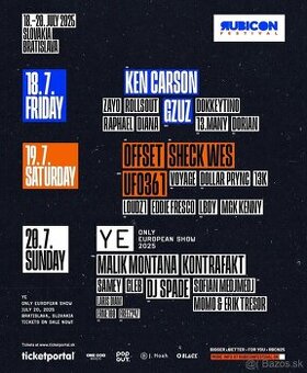 Rubicon - Golden circle - 2 tickets