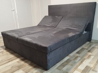 polohovatelna manzelska postel blanar, 180x200x48 cm