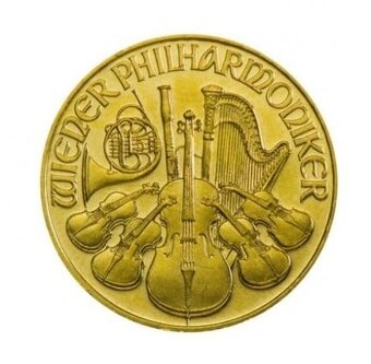 Wiener Philharmoniker 1/4 Oz - zlatá investičná min