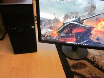HERNÉ PC i3-8100,16 GB,256GB,500GB,RX-470 8GB