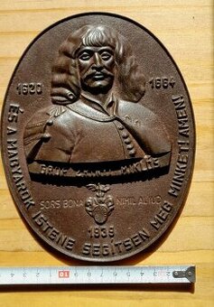 Historická plaketa "Zrinyi Miklós Grof"