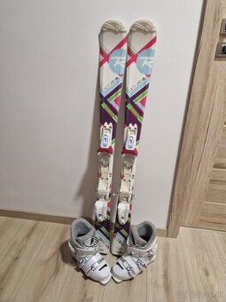 Lyže Rossignol Fun Girl 110cm+lyžiarky