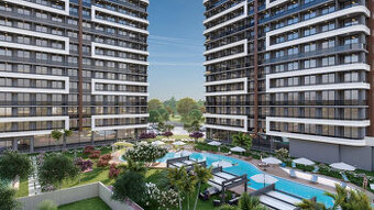 Nové apartmány Mersin Turecko,pešia vzdialenosť od mora