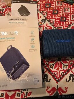 modry bluetooth reproduktor sencor sss 1400 modrý FM rádio p