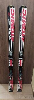 Set lyže Atomic 140cm a lyžiarky