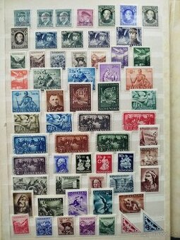 Slovenský štát, Protektorát, Nemecká ríša - partia známok