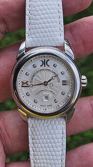 Diamantové automatické dámske hodinky DIC A9261A biele