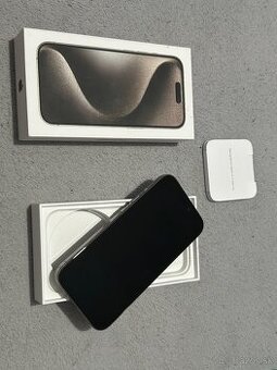 Predám Apple iphone 15 PRO 128GB Natural Titanium