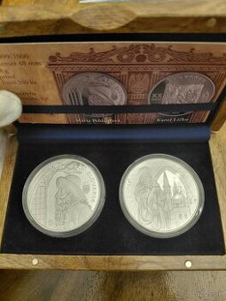 Investične strieborne mince proff