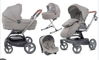 Inglesina quad derby grey + isofix zakladna