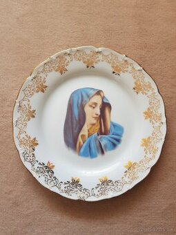 Okrasný porcelánový tanier