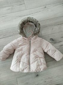 Zimná bunda pre dievčatko veľkosť 80