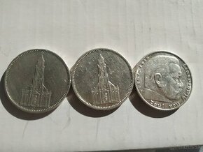 Lacné strieborné mince nemecko