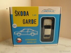 Škoda Garde 1/43 stavebnica