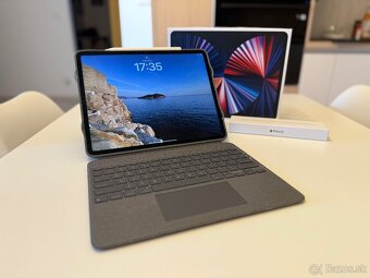 iPad Pro M1 12,9” 256GB Cell + Logitech klavesnica a Pencil