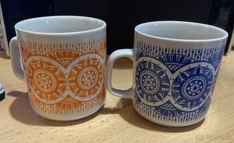 Retro šálky mandala