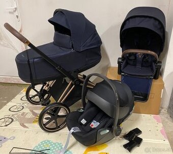 Kočík Cybex Priam Rosegold - Trojkombinácia