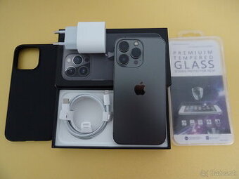 iPhone 13 PRO 128GB GRAPHITE - ZÁRUKA 1 ROK-VELMI DOBRÝ STAV