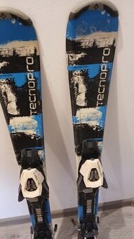 Lyže detské 100cm +lyžiarky