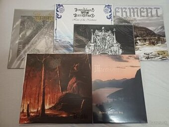 Black metal vinyl LP