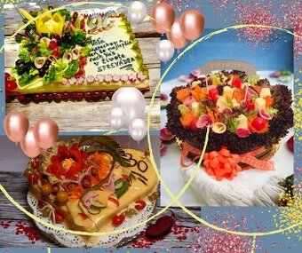 Slané torty& obložené misy