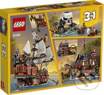 LEGO Creator 31109 Pirátska loď 3v1 -