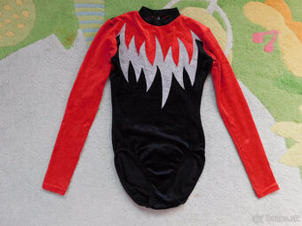 Velúrový dres na gymnastiku Milano 152-164