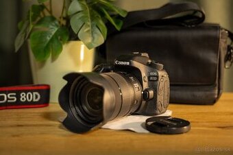 Canon 80D + 18-135 IS USM (stav nového kusu)