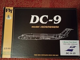 Predám plastikový model Fly DC-9-15 Fuerza Aerea Venezolana