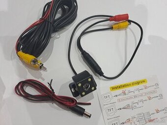 cuvacia kamera 4 LED prisvetlenie - video kábel 6m