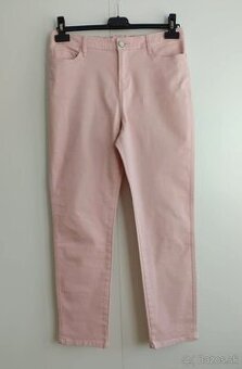 Dámske bledoružové nohavice/rifle/džínsy (F&F)