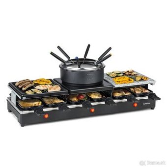 Elektrický stolný gril s fonfovačom pre 6 osôb