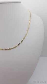 Zlaty článkovy náhrdelník